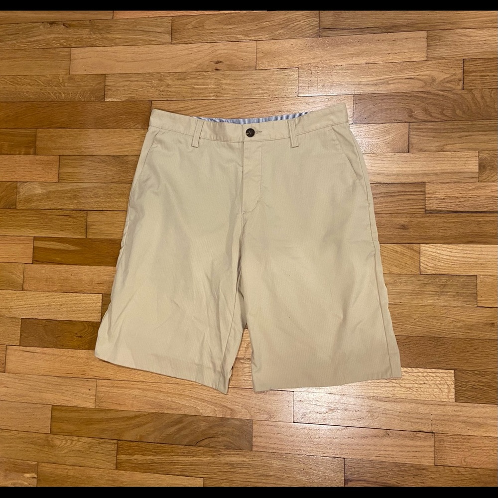 Adidas CLIMATE Golf Shorts. Size 30 waist. Tan.